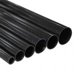 carbon fiber tubes are constructed using multiple wraps of twill