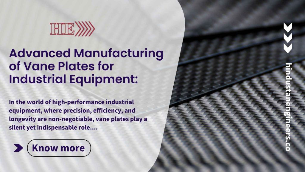 Advanced Manufacturing of Vane Plates for Industrial Equipment - HindustanEngineers
