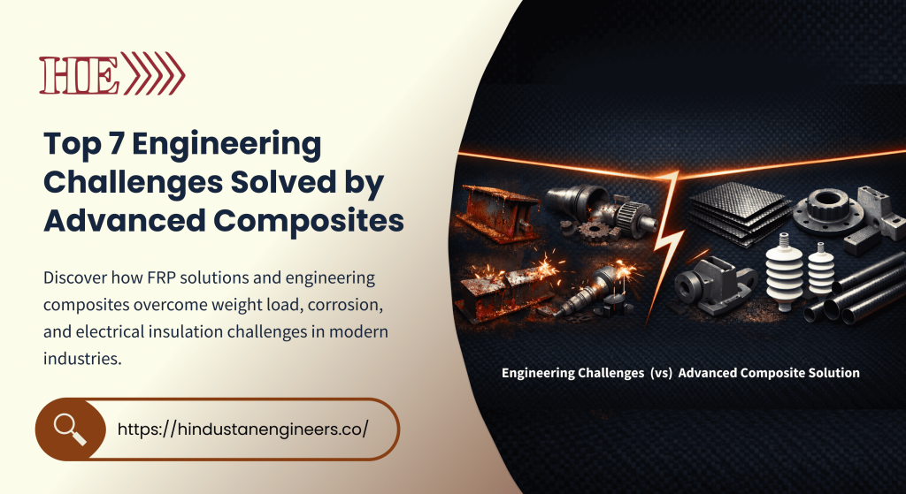 Discover how advanced engineering composites and FRP solutions solve major engineering challenges like weight load, corrosion, and electrical insulation.