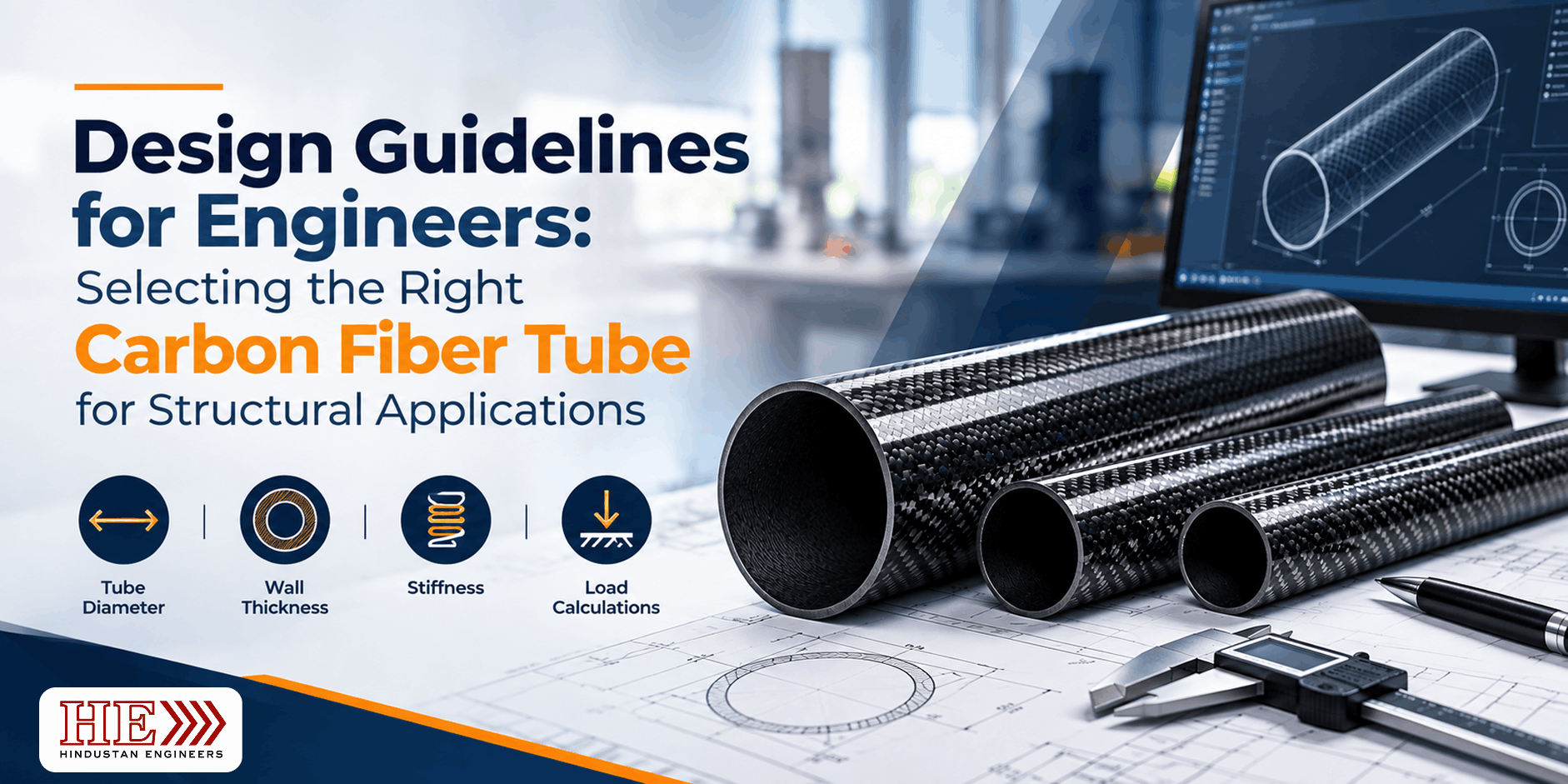 Selecting the Right Carbon Fiber Tube for Structural Applications - HindustanEngineers